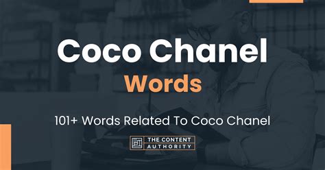 words to describe coco chanel